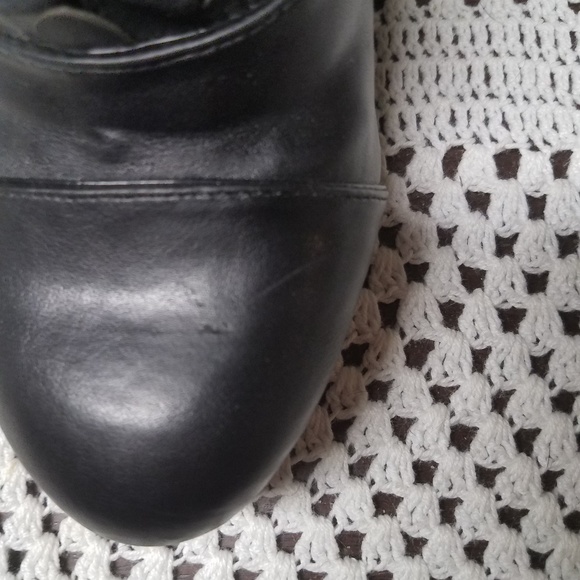 SOLD-Retro style high heeled  lace up oxfords 7M - Picture 5 of 5